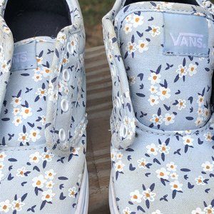 Girls Floral Vans, Size 1.5